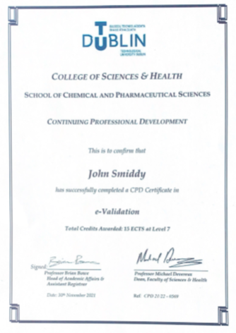 CQV documentation and testing procedures for equipment qualification and validation